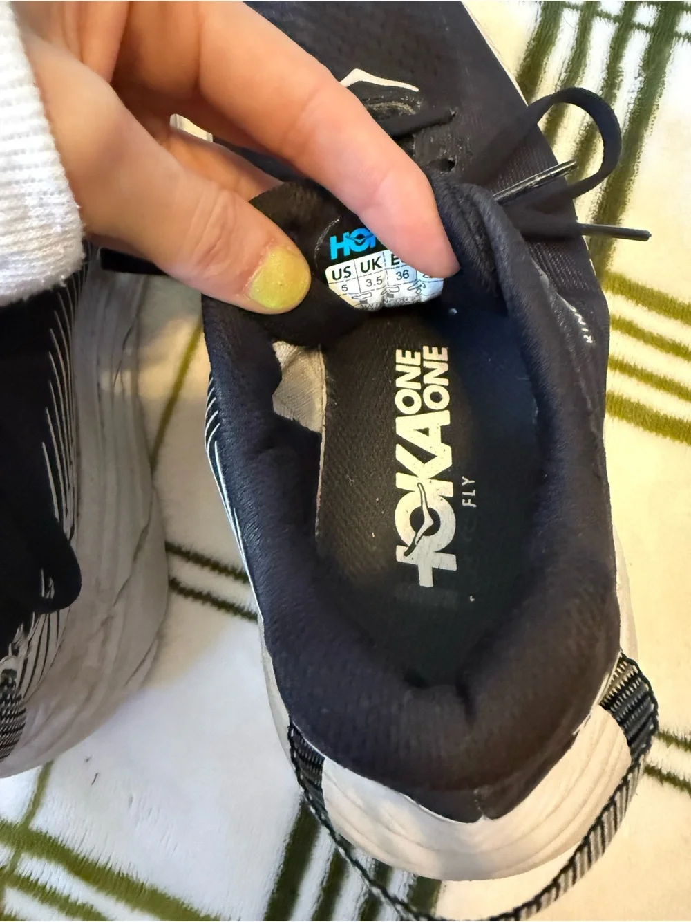 Hoka One One Black Road Running Shoes